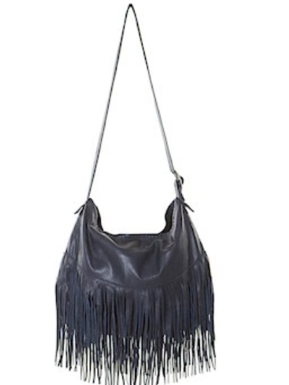 NEW Jennifer Haley Stroll Jumbo Fringe Bag ASO Rachel Zoe!!! Black